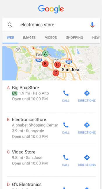 Google My Business Listing